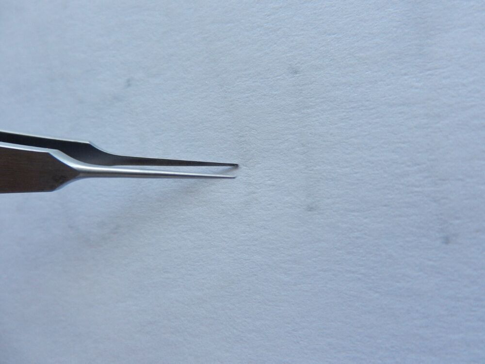 D8241 Accutome Surgical Castroviejo 0.3mm 1x2 Teeth Straight Forceps AF2320 - Image 3