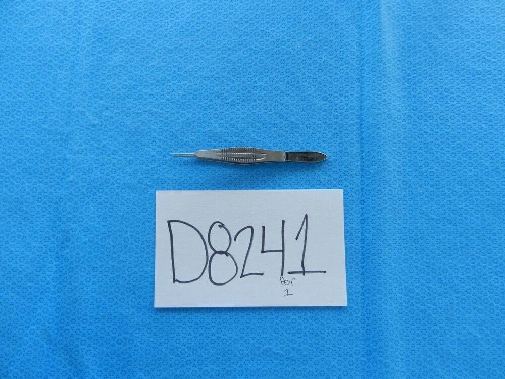 D8241 Accutome Surgical Castroviejo 0.3mm 1x2 Teeth Straight Forceps AF2320