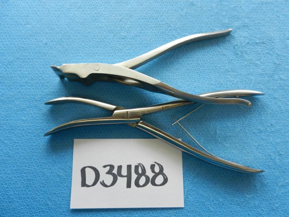 D3488 Zimmer Surgical Orthopedic Cast Forceps 3835