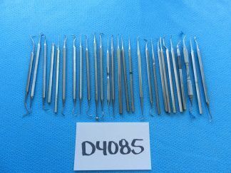 D4085 Surgical Dental Picks & Elevators Lot Of 27
