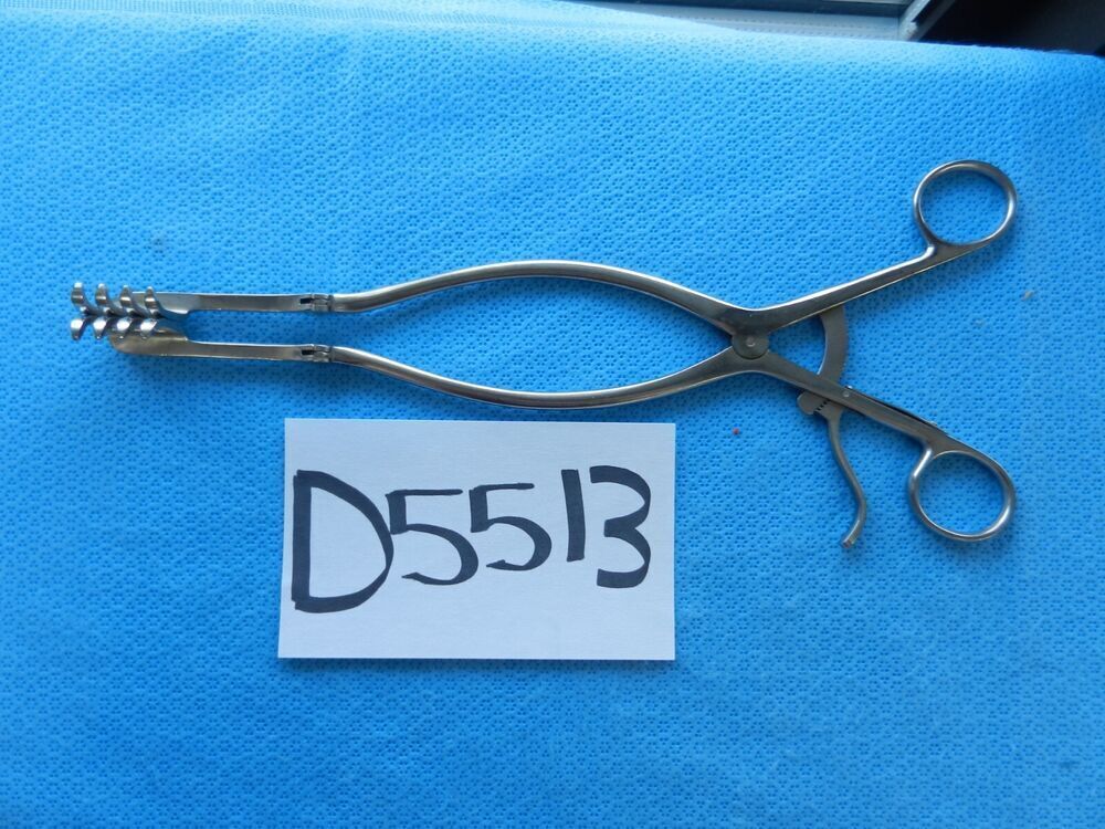D5513 Zimmer Beckman Adson Self Retaining Retractor 4x4 Hinged Arms 3050