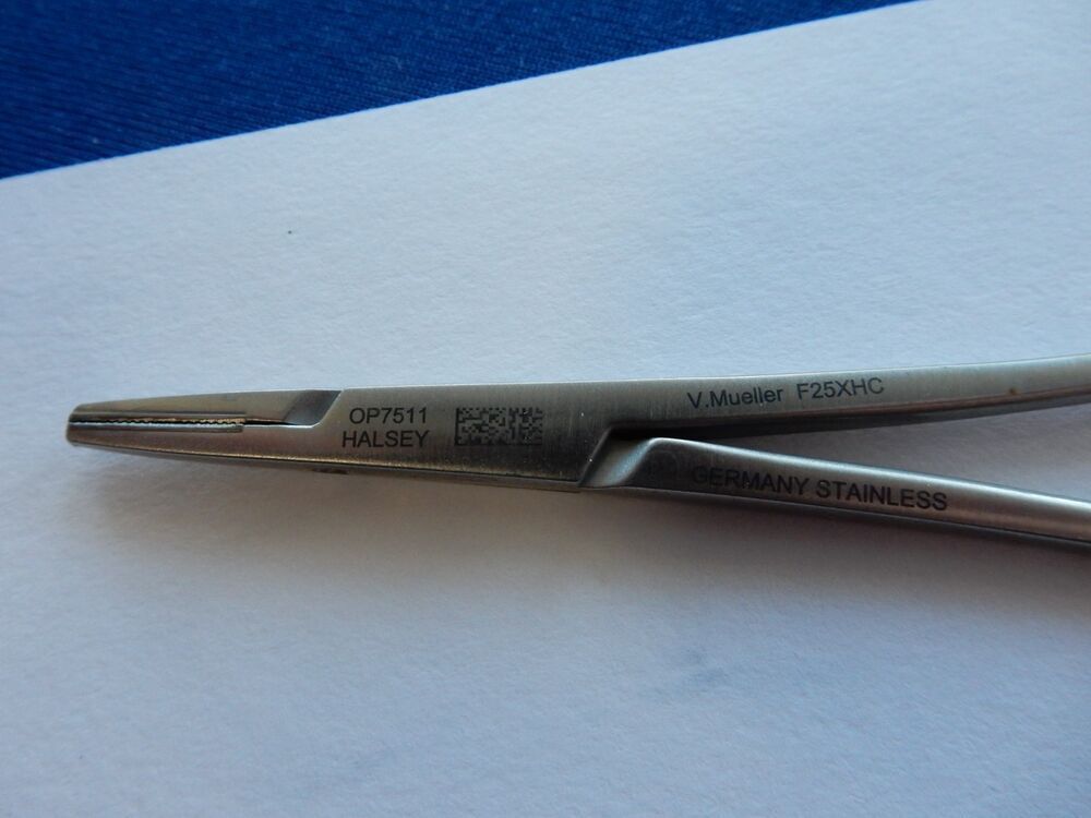 V. Mueller OP7511 Halsey Vital Ophthalmic Needle Holder 5" Overall Length - Image 5