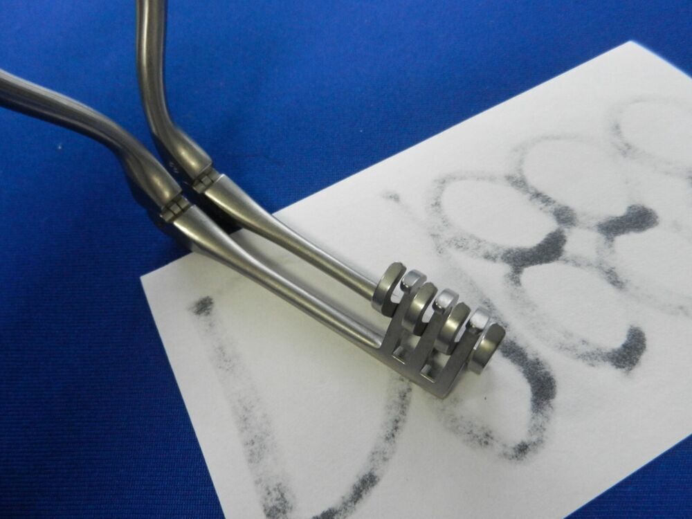 D9888 Pilling Weck Beckman Weitlaner 3x4 Blunt Prong Retractor 8.25" 16-5384 - Image 3