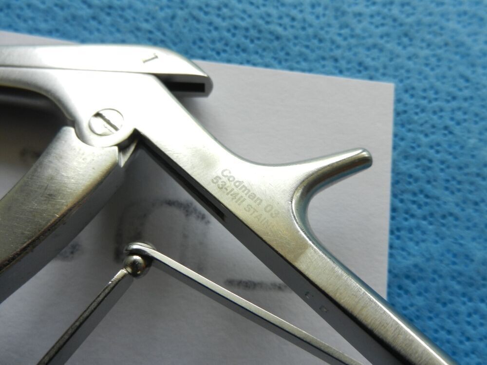 D3247 Codman Symmetry Surgical 6mm 40 Degree 7in Rongeur 53-1411 - Image 5