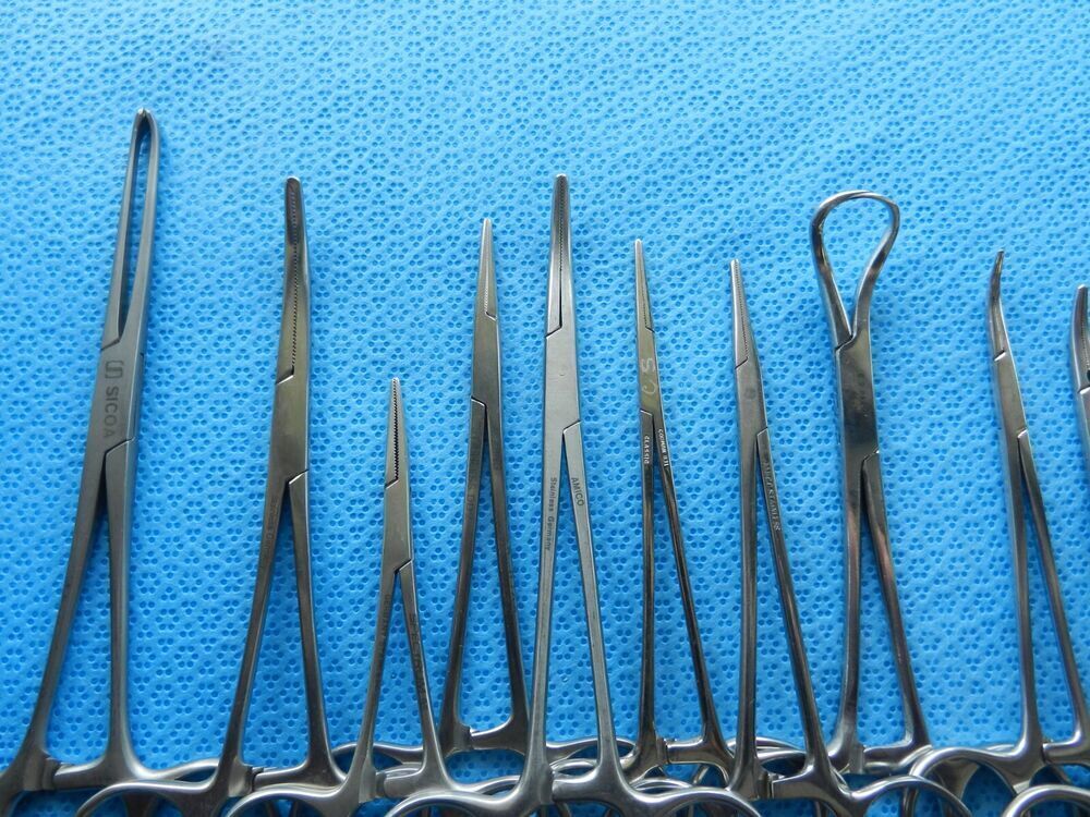 D4243 Storz Codman Pilling Surgical Forceps Lot Of 15 - Image 3
