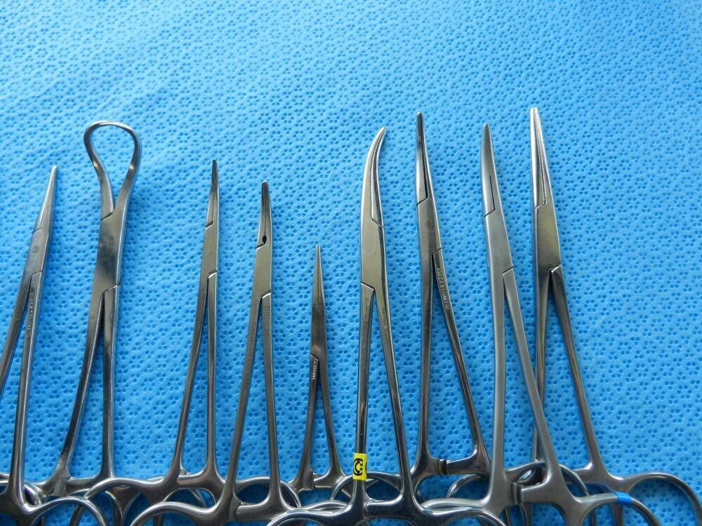D4243 Storz Codman Pilling Surgical Forceps Lot Of 15 - Image 4