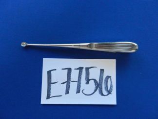 Jarit 240-078 Bruns Size 4 Oval Cup Curette 20.3cm Overall Length