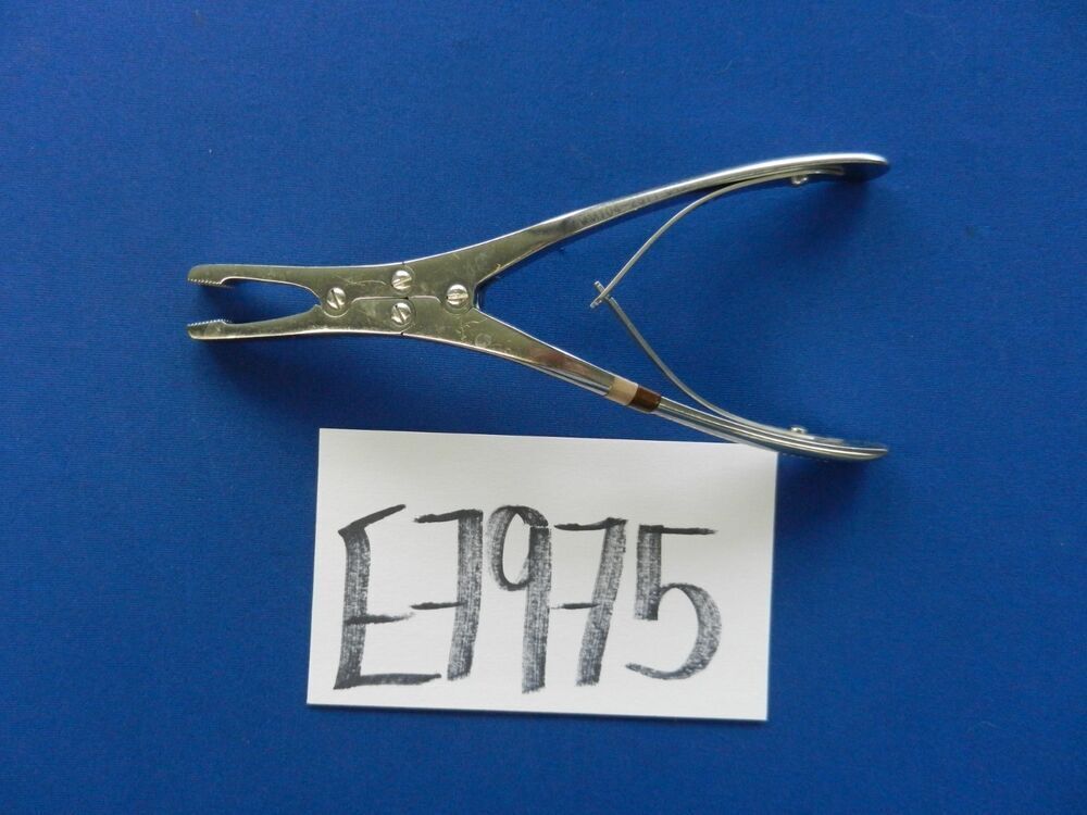 V. Mueller VM104-2511 Straight Septum Morselizer Forceps 8" Overall Length