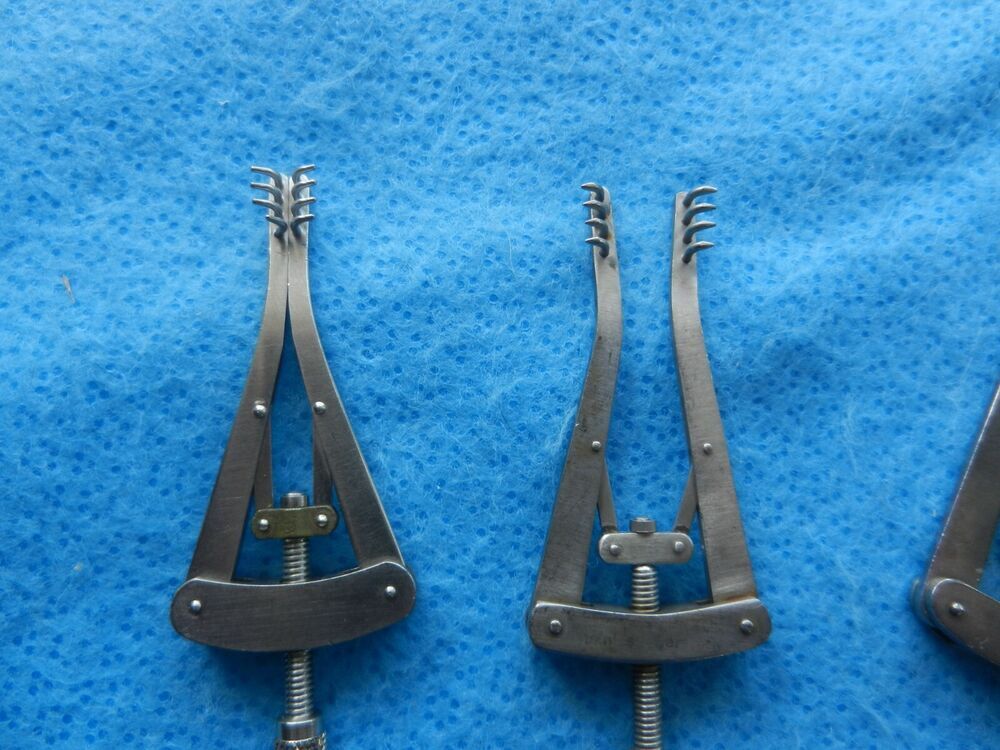 Pilling Aesculap Surgical Alm Retractors Lot Of 5 - Image 3
