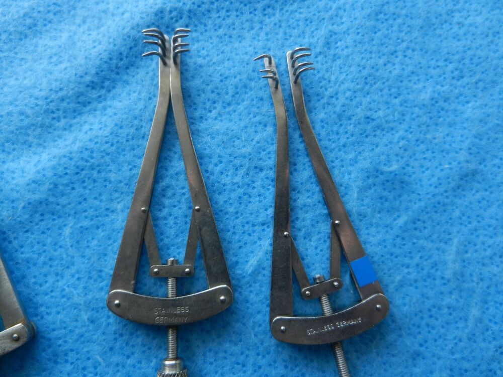 Pilling Aesculap Surgical Alm Retractors Lot Of 5 - Image 4