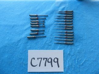 Zimmer Hall Surgical Orthopedic Osteon Bur Set Lot Of 21