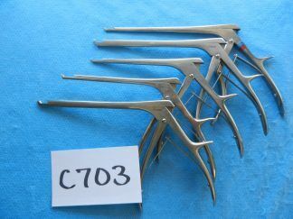 Codman Ruggles Surgical Orthopedic Spine Kerrison Rongeurs Lot Of 5