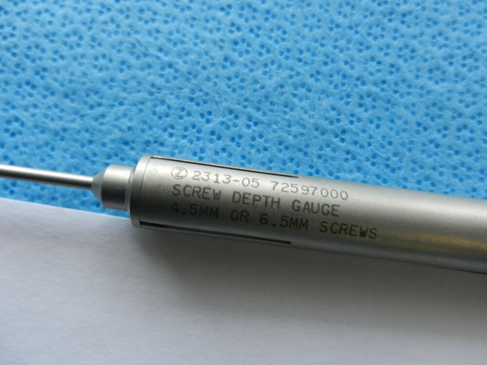 D2412 Zimmer Surgical Large Depth Gauge 2313-05 - Image 5