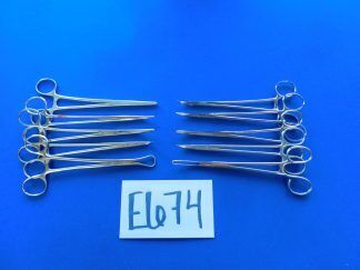 E674 Aesculap Storz Codman Lot of 10 Forceps 18-20cm Overall Length