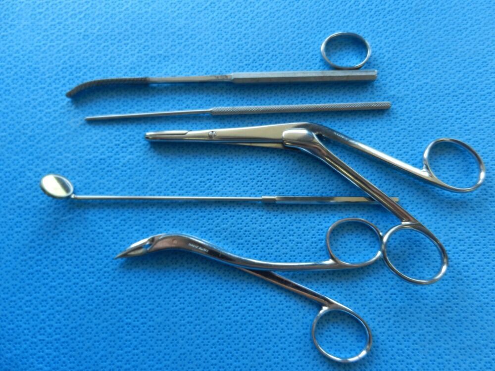 D4143 V. Mueller Storz Surgical ENT Instruments Lot Of 5 - Image 4