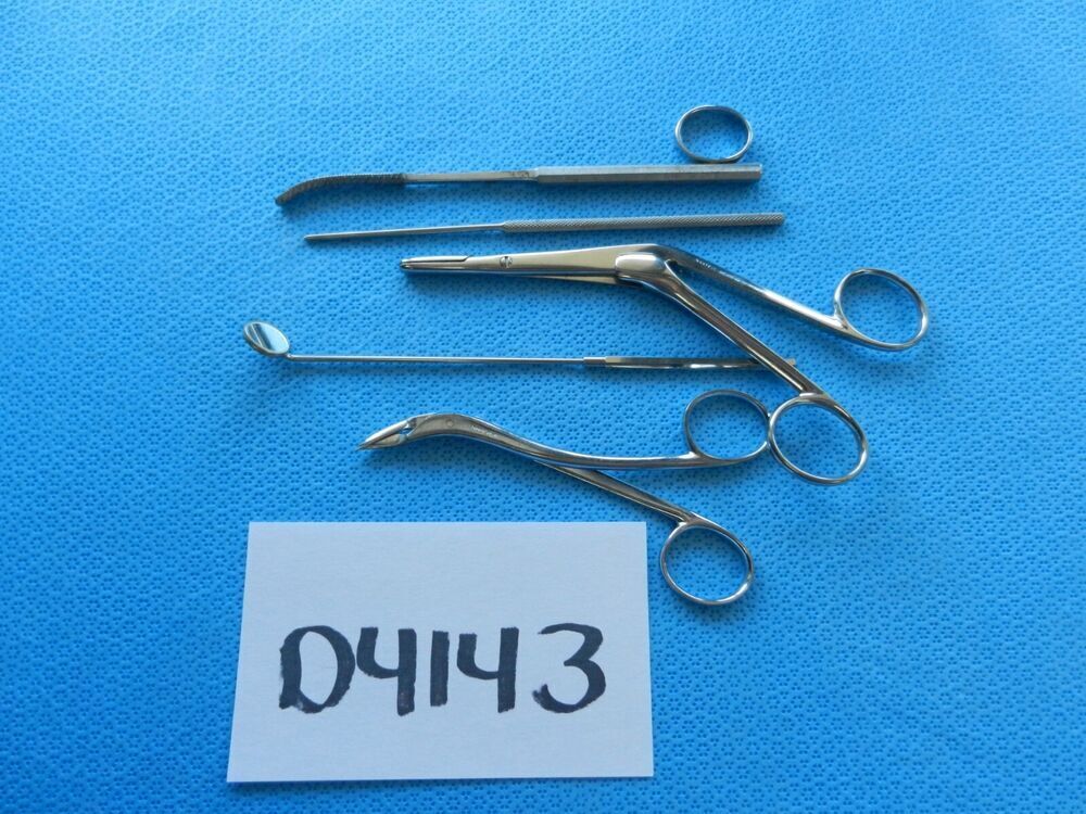 D4143 V. Mueller Storz Surgical ENT Instruments Lot Of 5