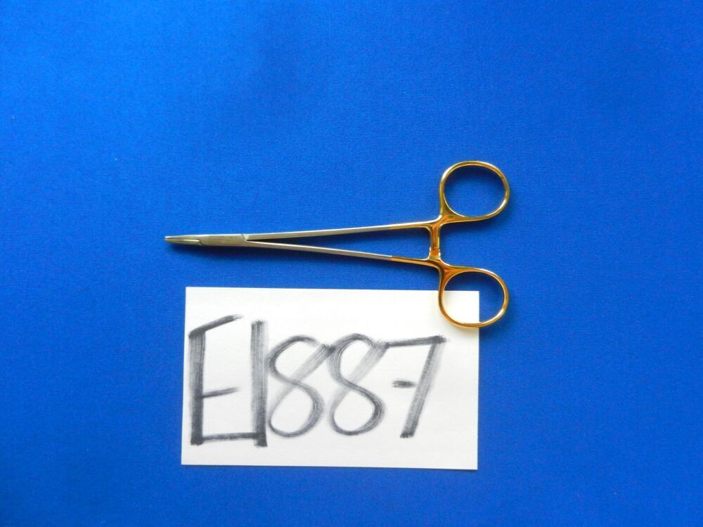 E1887 Symmetry 36-3007 Classic Plus 1.0mm Smooth Jaw Needle Holder 15.2cm Long