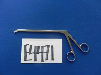 E4471 Codman 53-1237 Love Gruenwald Down Biting 3x10mm Rongeur 7" Overall Length
