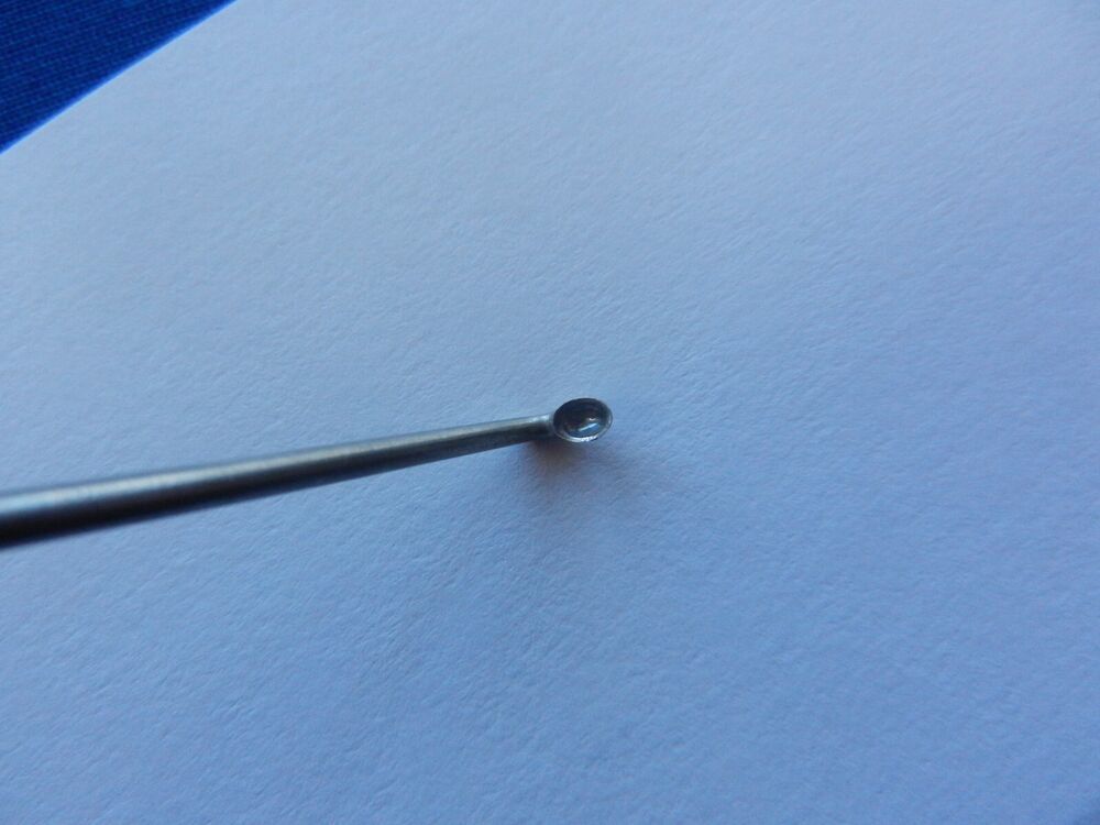 E4533 Codman 46-2610 Micro 80 Degree Down Angled Size 00 Bayonet Curette - Image 3