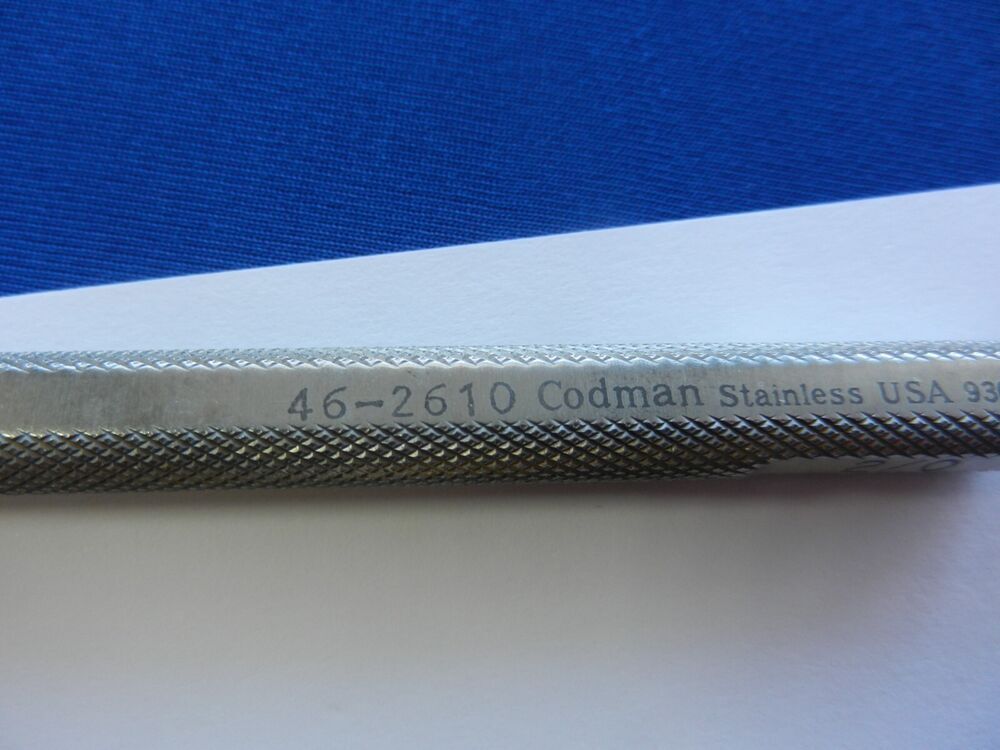 E4533 Codman 46-2610 Micro 80 Degree Down Angled Size 00 Bayonet Curette - Image 4
