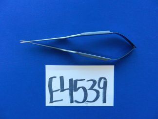 E4539 Codman 80-1722 Rhoton Straight Tip Bayonet Scissors 21.6cm Overall Length