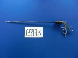 E5973 Symmetry 98-1247 DeBakey Curved Forceps with Ratcheting Handle 5.0mm