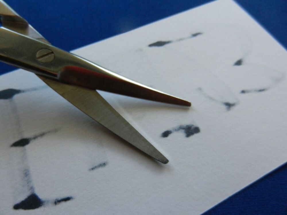 E6723 Aesculap BC253R Mayo Curved Blunt Tip Scissors - Image 4