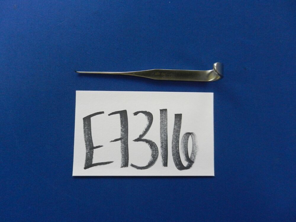 E7316 SSI Ultra 20-4014 Jackson Tracheal Single Prong Tenaculum 14.5cm Length