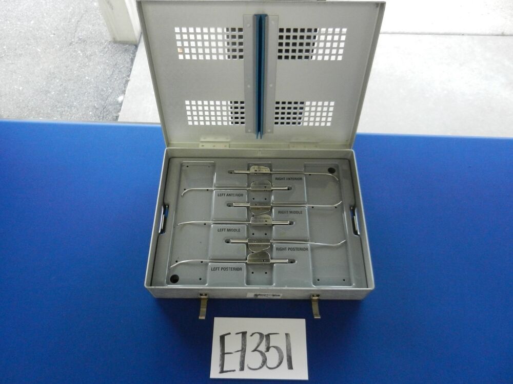 E7351 Concept Shutt Linvatec 8550-8556 Zone Specific Cannula Set with Case