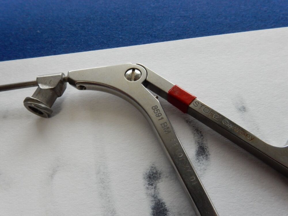 Storz 8591 BM Kleinsasser 1.0mm Angled Round Cup Forceps 23cm Length - Image 5