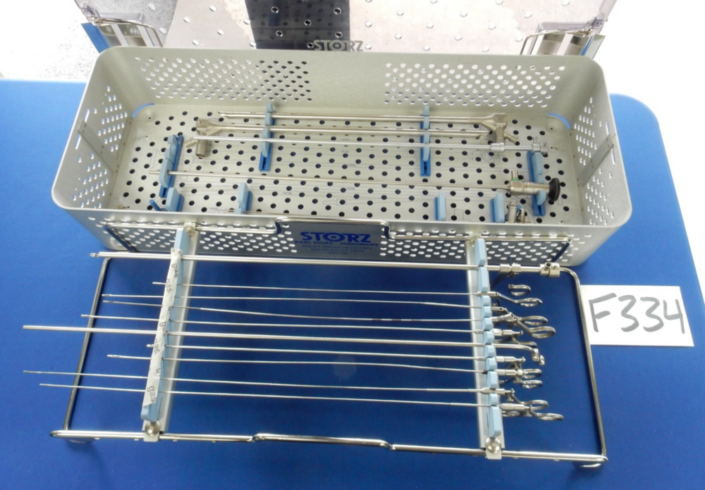 Storz Adult Bronchoscopy Instrument Tray w/ Case & 10320AA HOPKINS Telescope 0°