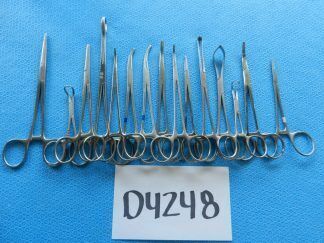D4248 Codman Symmetry Pilling Surgical Forceps Lot Of 15