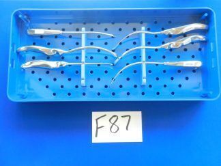 Xomed Boss Endobrow Lift Plastic Surgery Elevator Set w/ Tray