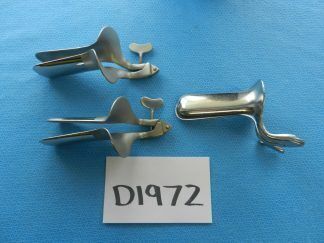 D1972 Euromed Surgical Rectal / Vaginal Speculums Lot Of 3