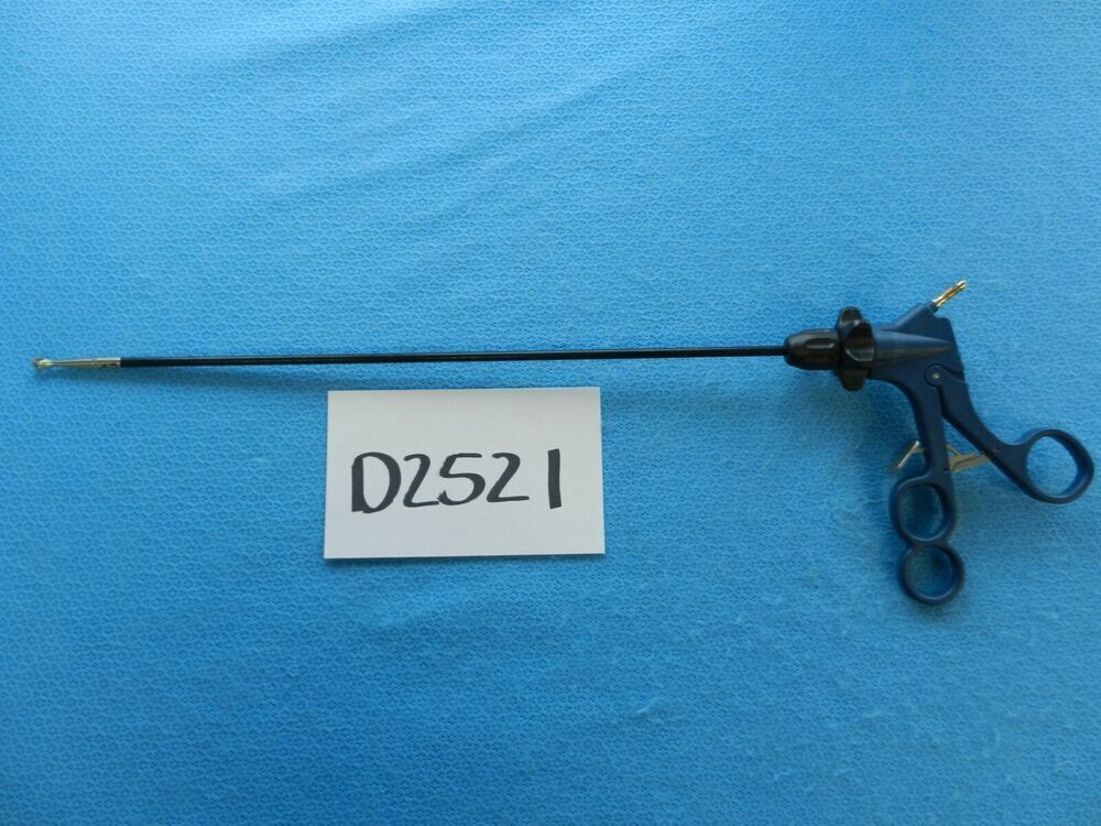 D2521 Mahe Surgical 5mm 34cm Monopolar Insulated Ratcheting Babcock Forceps