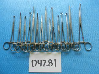 D4281 Codman Jarit Miltex Surgical Forceps Lot Of 15