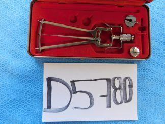 D5780 Storz Schioetz Tonometer Opthalmic Calibrated Scale WITH CASE