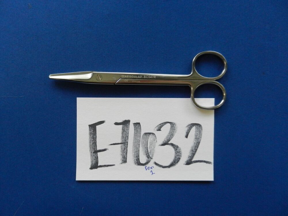 Aesculap BC547R Mayo Straight Blunt Scissors 17cm Overall Length