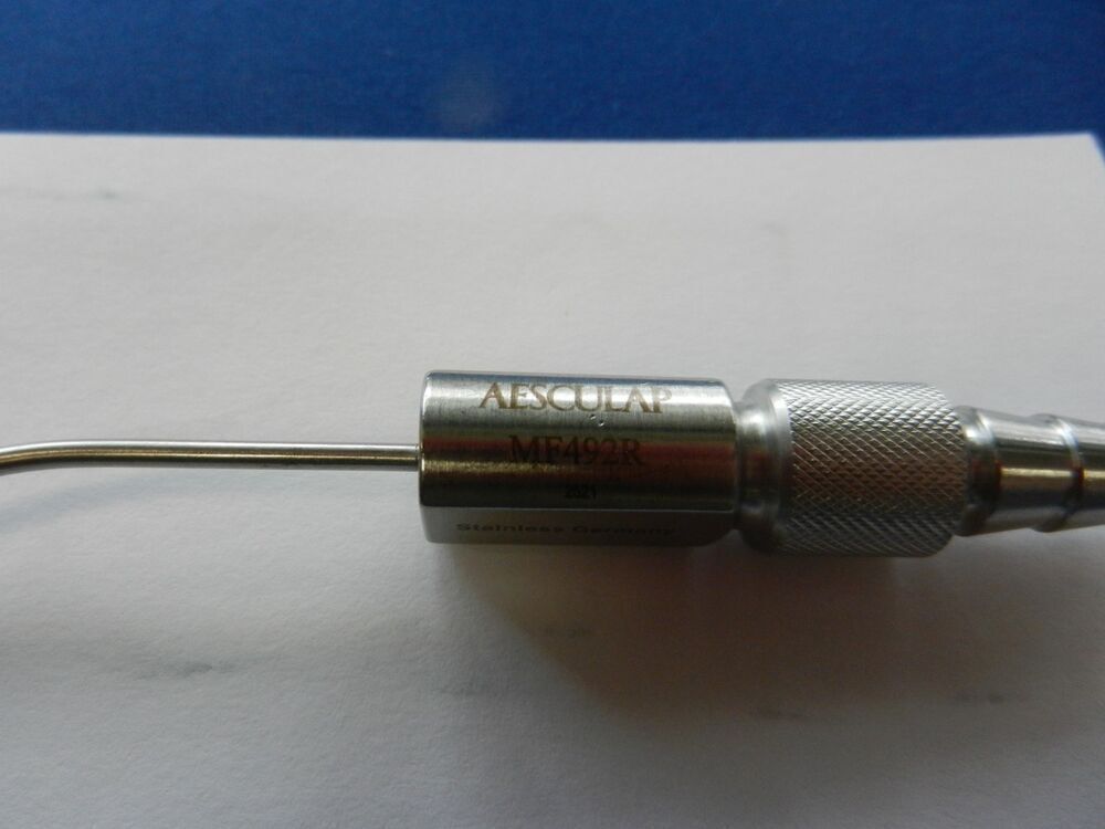 Aesculap MF492R Frazier Angled Suction Tube 6fr x 140mm - Image 4