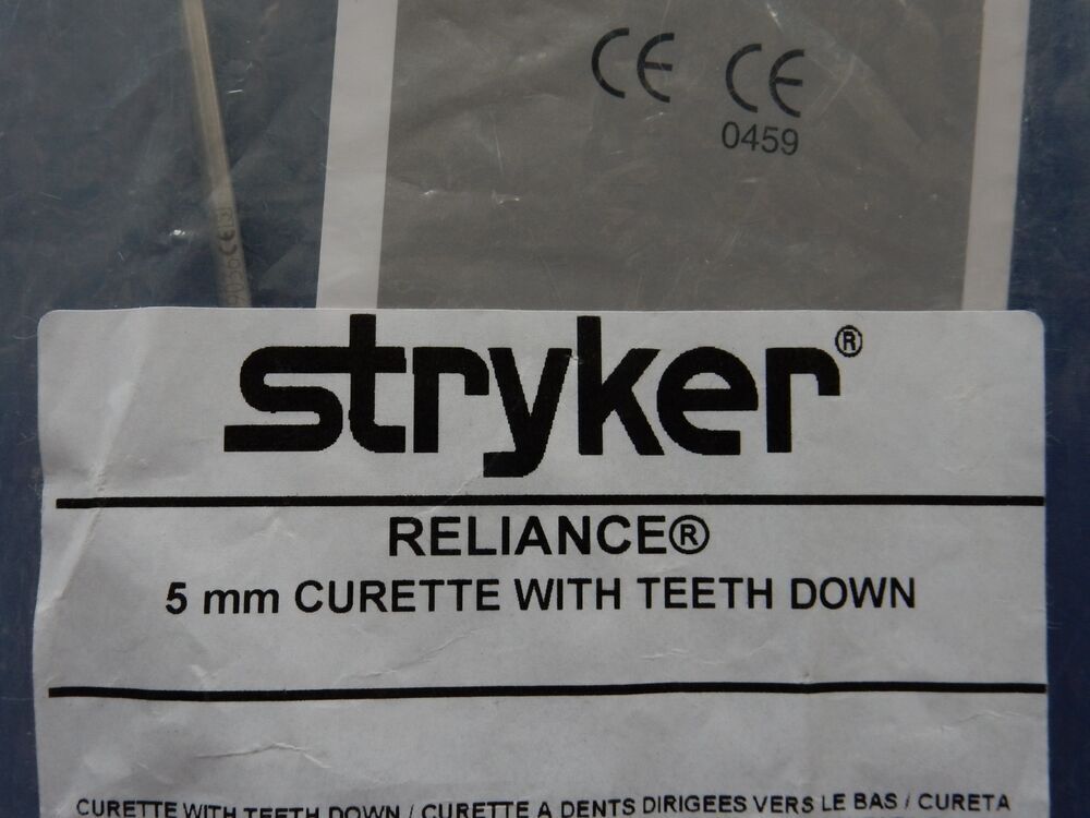 Stryker 48360525 Reliance 5mm Curette With Teeth Down - Image 5