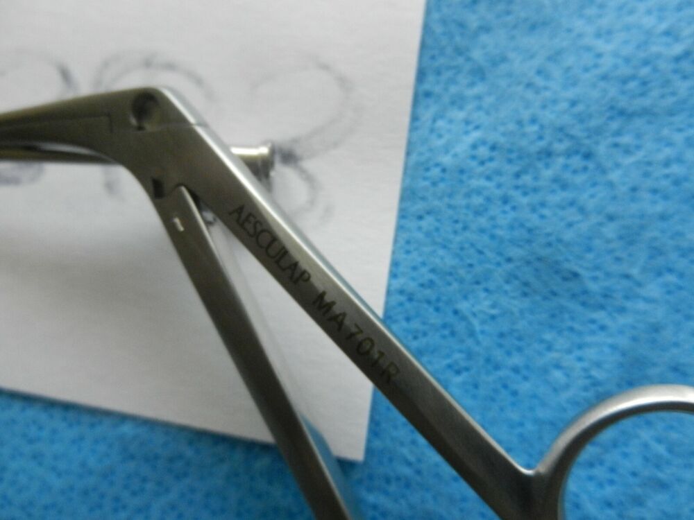 Aesculap Surgical ENT 4mm Nasal Suction Forceps MA701R NEW! - Image 5