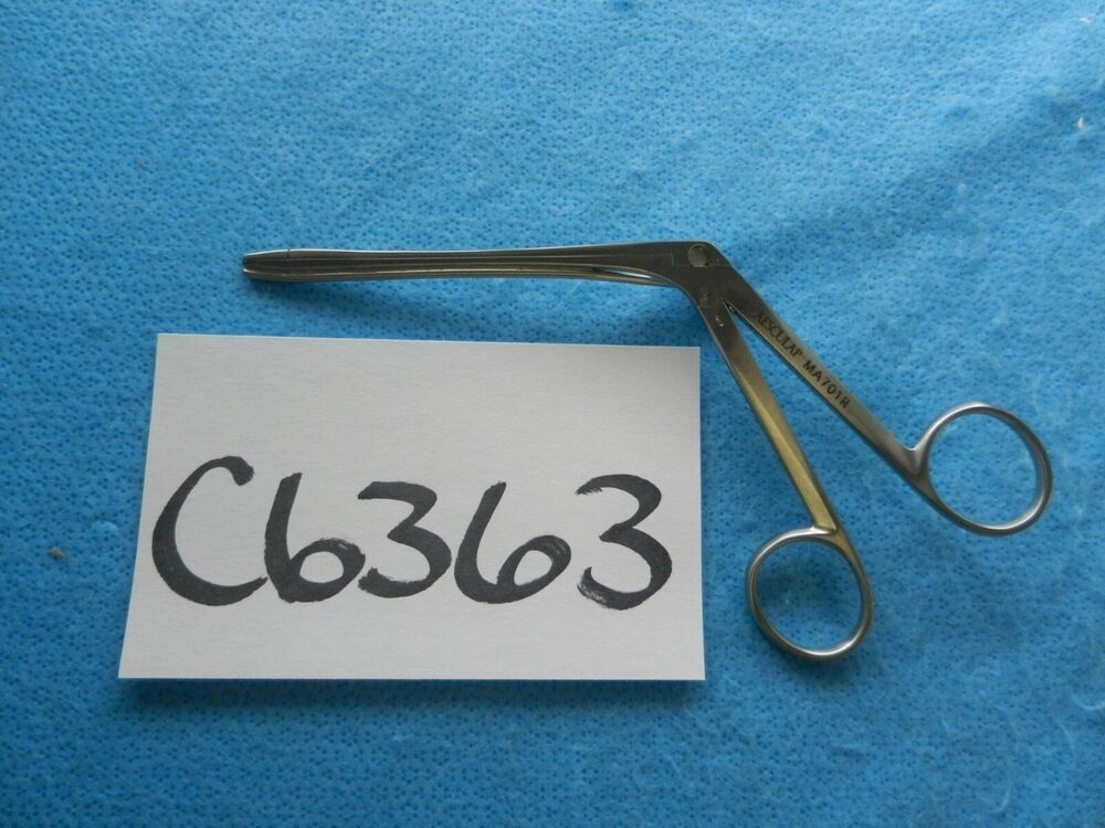 Aesculap Surgical ENT 4mm Nasal Suction Forceps MA701R NEW!