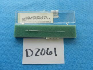 D2061 Richards Smith & Nephew Surgical 1.0mm Shea Microdrill Burr 325160 NEW!