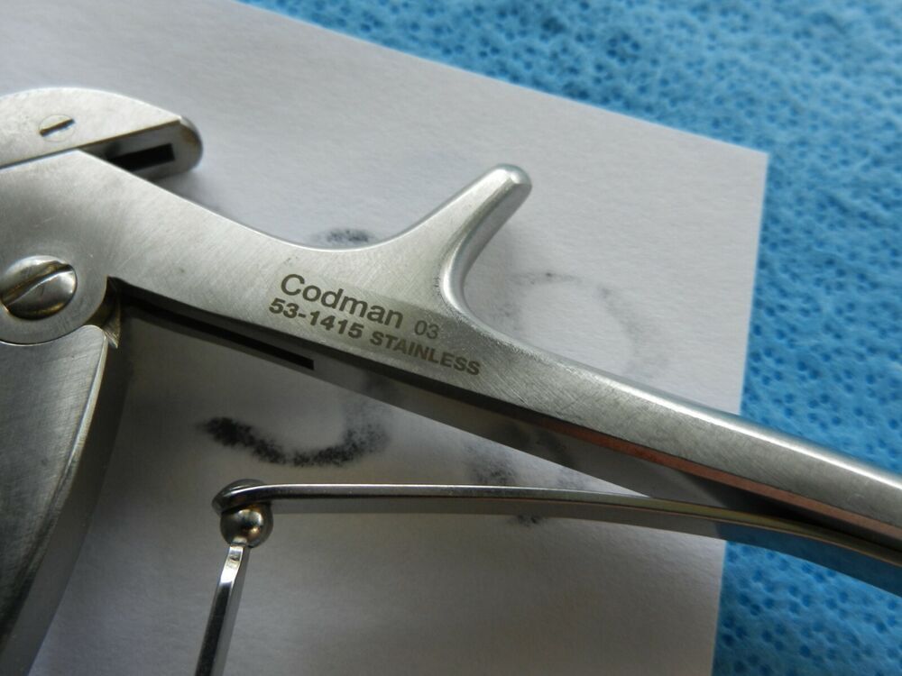 D2228 Codman Symmetry Surgical 90 Degree 3mm 8in Rongeur 53-1415 - Image 5