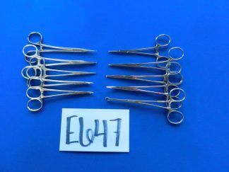 E647 V. Mueller Jarit Codman Lot of 10 Forceps 12.5-14.5cm Overall Length