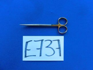E737 Jarit Metzenbaum Lahey Straight Curved Scissors 14.5cm 103-251