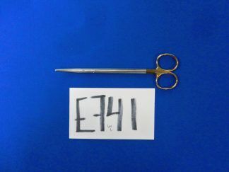 E741 Jarit Surgical Metzenbaum Curved Blunt Tip Scissors 17.9cm 101-258