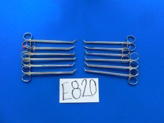 E820 Codman Weck Lawton Lot of 12 Potts Smith Type Angled Tip Scissors