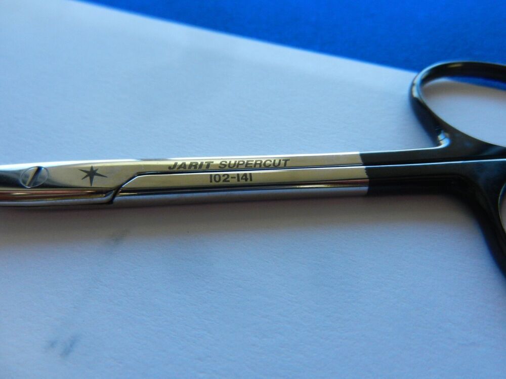 G57 Jarit 102-141 Supercut Stevens Tenotomy Scissor Curved 4-1/4" - Image 3