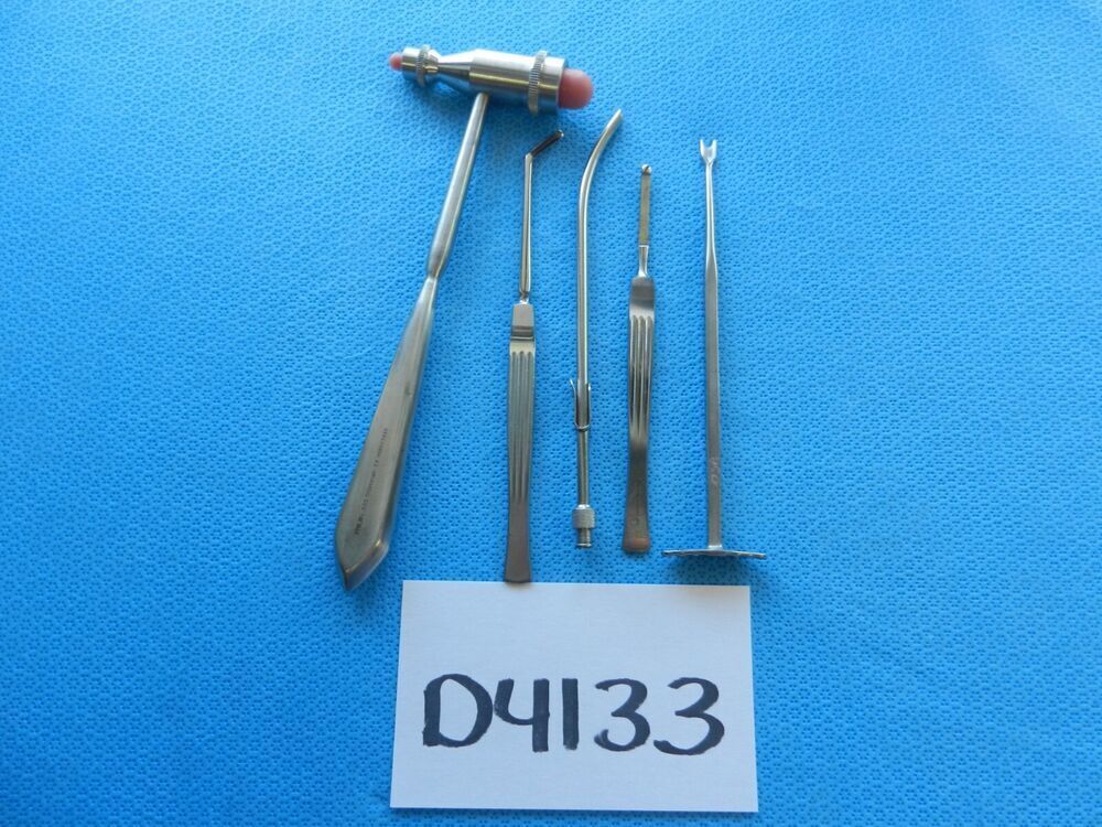 D4133 Pilling Weck Storz Surgical ENT Instruments Lot Of 5